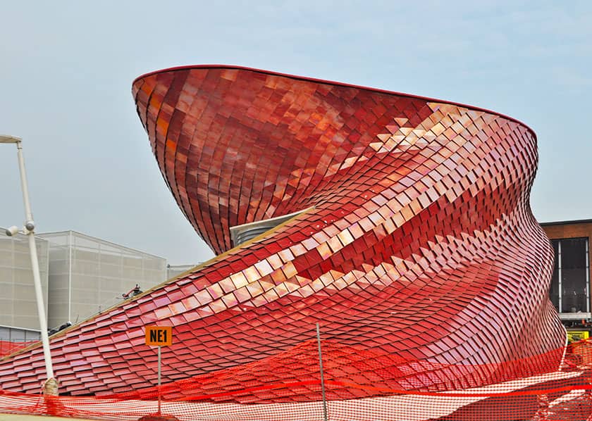 Rivestimento stand "Expo 2015"