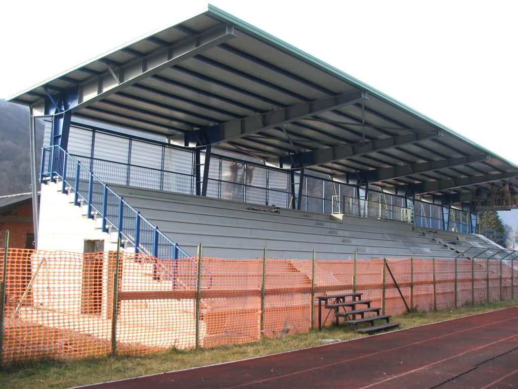 Tribuna impianto sportivo