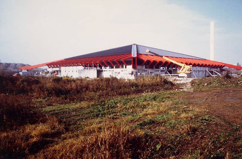 Esterno palazzetto dello sport